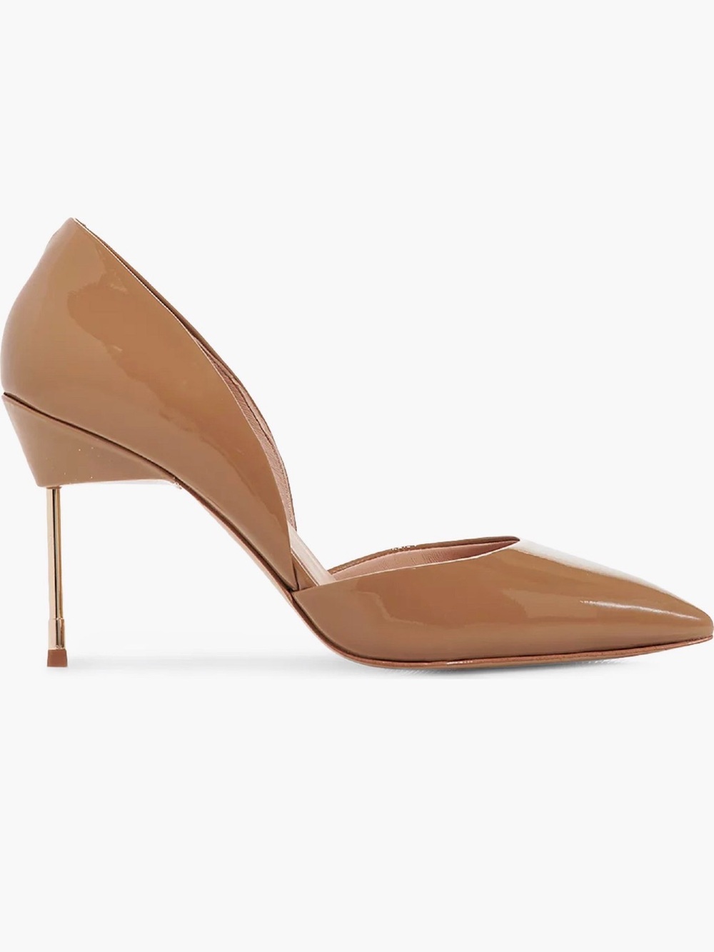 Kurt Geiger Bond D’Orsay heels in nude size 10